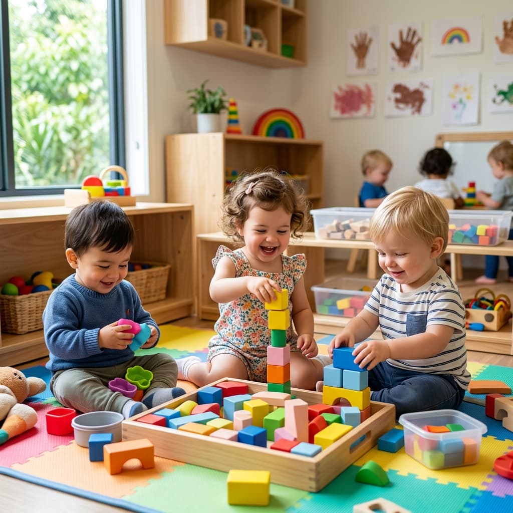 Star Kids Play School toddlers playing in Nerkundram Chennai